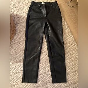 Aritzia Wilfred vegan leather pants